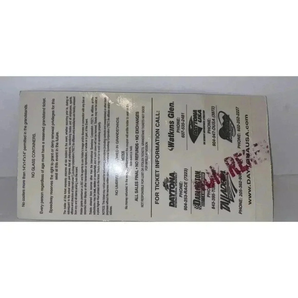 Daytona 500 Nascar Ticket Stub 1999 February 14 99 2/14/99 Jeff Gordon Race - Picture 4 of 4